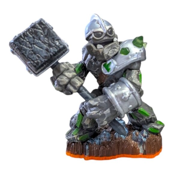SKYLANDERS GIANTS Granite CRUSHER GREEN VARIANT 2012 RARE ACTIVISION - Picture 1 of 8